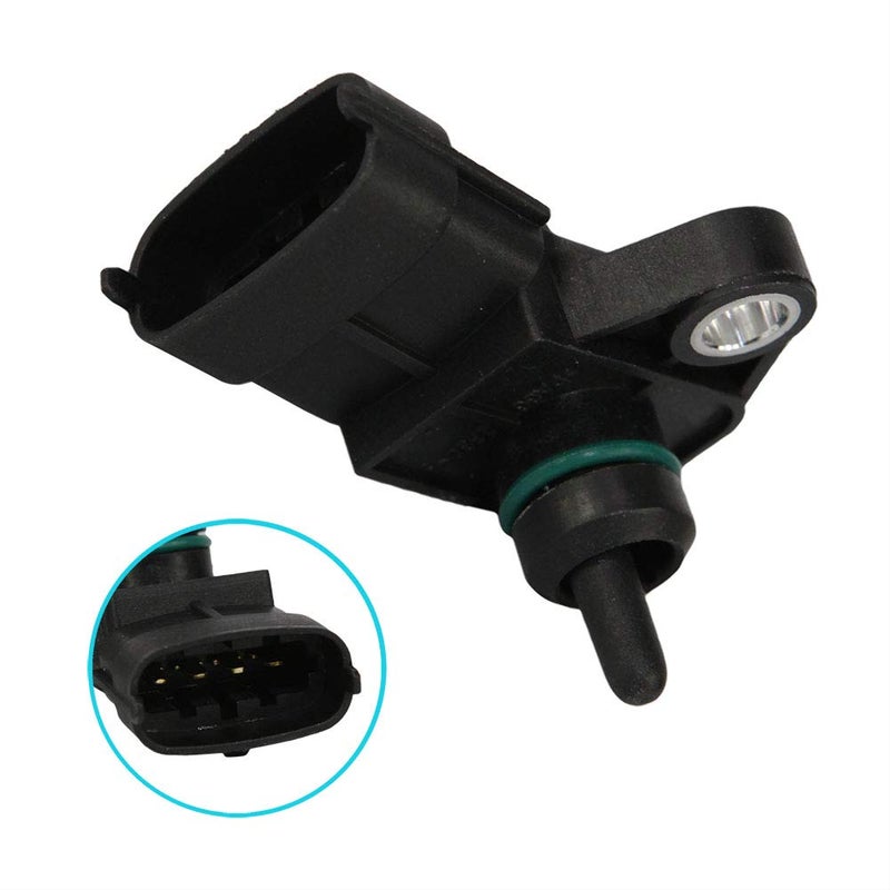 TAMKKEN MAP Sensor 39300-2B000 5S11896 SU13349 AS417 Fit for Hyundai Accent Azera Genesis Santa Fe Sonata Tucson KIA Forte Optima Rio Rondo Sorento Soul SPORTAGE 2010 2011 2012 2013 2014,393002B000 - Image 5